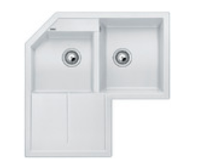 Chiuveta de colt din compozit, alb, Blanco Metra 9 E [1]