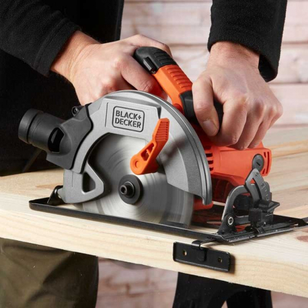 Fierastrau Circular Manual 1500W 66 mm Black+Decker CS1550 [5]