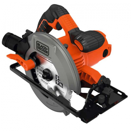 Dispozitive pentru prelucrarea lemnului - Fierastrau Circular Manual 1500W 66 mm Black+Decker CS1550