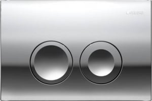 Clapete de actionare pentru vase tip WC - Clapeta actionare GEBERIT Duofix Delta 21, crom lucios