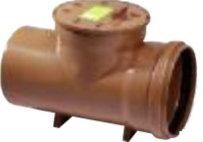 Instalatii de apa si canalizare - Clapeta antiretur Valrom VALPlast cu inchizator D. 400