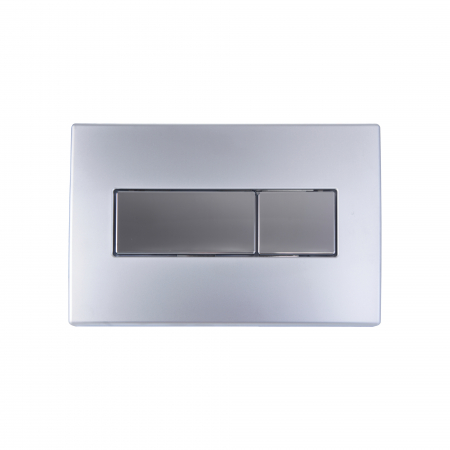 Obiecte sanitare - Clapeta de actionare, 245 mm x 160 mm, actionare dubla, rama cromat mat, Styron