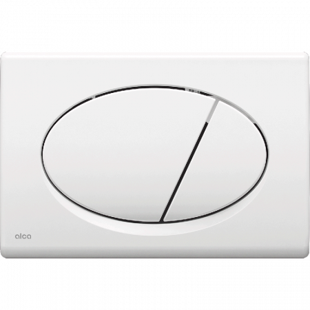Clapete de actionare pentru vase tip WC - Clapeta de actionare Alcadrain M70, finisaj alb, 24.7 x 16.5 x 1.75 cm