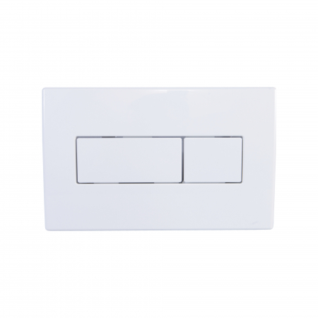 Obiecte sanitare - Clapeta de actionare, 245 mm x 160 mm, actionare dubla, plastic alb, Styron