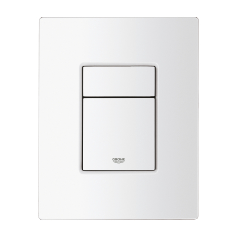 Clapeta WC Grohe even, dubla, verticala, 156 x 197 mm, platic, alb [3]