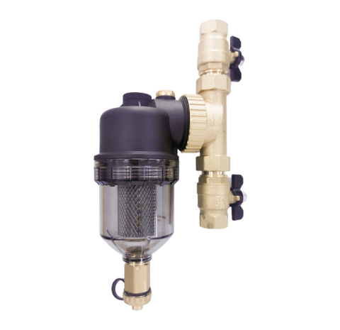 Incalzire - Filtru antimagnetita transparent Cleanex Mag Ultra View 3/4 (22mm) pentru instalatia termica