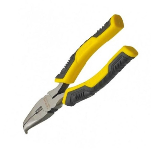 Scule si dispozitive de lucru - Cleste cu varf curbat Stanley DynaGrip 200 mm - STHT0-75066