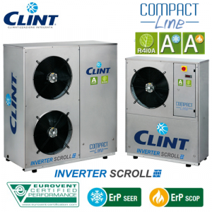 Chiller pentru racirea apei Clint seria Compact Line model CHA/IK/A 41 - 9,3 kw (compresor scroll inverter si modulul hidraulic cu pompa EC inverter) [1]