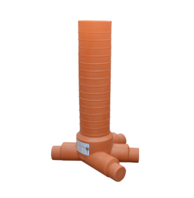 Instalatii de apa si canalizare - Camin inspectie pe Valrom VALPlast D. 315 45grd 3IN 1OUT 200/160 H1,52m