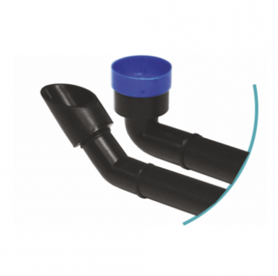 Tevi, fitinguri, robineti si accesorii - COLOANA PEHD D. 32 INGROP.TELESC. REZ INALT 45° - VALROM GAMA SafeKIT