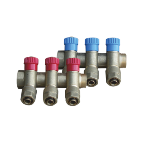 Incalzire - Colector sediu plan D. 3/4" 4 circuite D. 1/2" si robinete