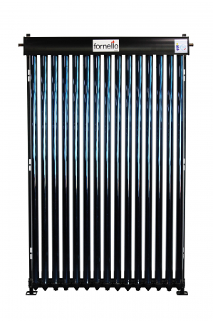 Panouri solare cu tuburi vidate - Colector solar presurizat, 30 de tuburi vidate, pentru acoperis inclinat sau fatada, Fornello Heat Pipe