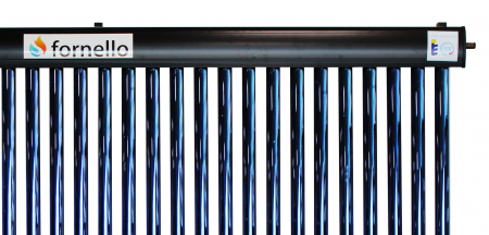 Colector solar presurizat, 20 de tuburi vidate, pentru acoperis inclinat sau fatada, Fornello Heat Pipe [1]