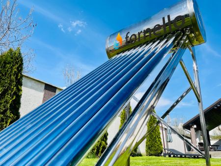 Panou solar presurizat compact, 20 de tuburi vidate si boiler inox 177 L, Fornello SPP-470-H58/1800-20-C [2]