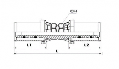 Conector dublu sertizare 32x3 x 20x2 ICMA [1]