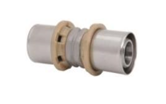 Tevi, fitinguri, robineti si accesorii - Conector dublu sertizare 26x3 x 16x2 ICMA