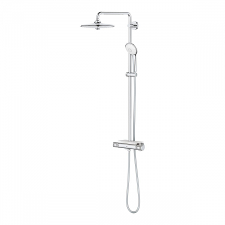 Coloana cabina dus montare pe peretecrom 3 tipuri de jetmodel 2022 gama profesionala progrip Grohe Euphoria 260 [1]