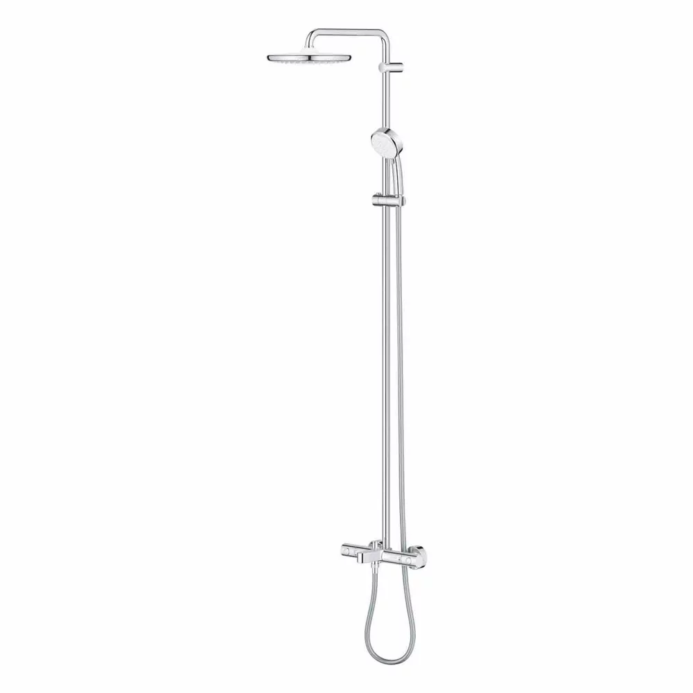 Coloana de dus cu termostat si pipa cada crom Grohe Tempesta Cosmopolitan 250 [2]