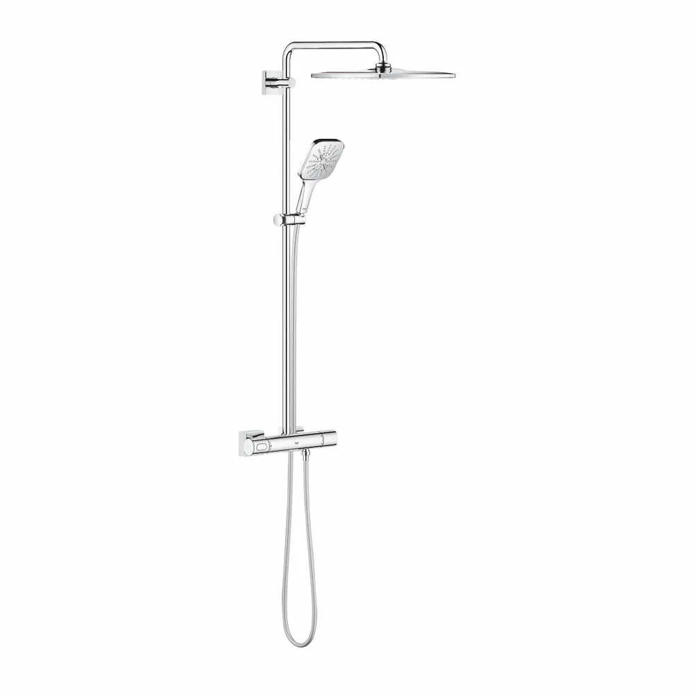 Baterii monocomanda - Coloana de dus cu termostat Grohe Rainshower Smartactive 310 Mono Cube