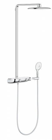 Baterii monocomanda - Coloana de dus alb-crom Grohe Rainshower Smartcontrol Mono 360