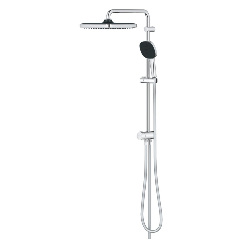 Coloana de dus Grohe Vitalio Comfort 250 dus flec cu divertor, 2 jeturi, crom [3]