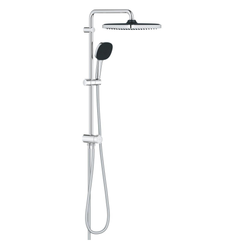 Sisteme de dus - Coloana de dus Grohe Vitalio Comfort 250 dus flec cu divertor, 2 jeturi, crom
