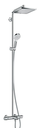 Baterii monocomanda - Coloana de dus Hansgrohe Crometta E240 1 jet cu baterie de cada termostatata crom