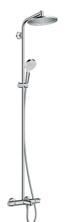 Baterii monocomanda - Coloana de dus Hansgrohe Crometta S240 1 jet cu baterie de cada termostatata crom