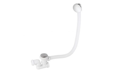 Obiecte sanitare - Coloana pentru cada Wirquin, cu preaplin, ø 65 mm, 70 cm, actionare quick-clack