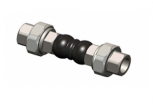 Compensatori de montaj - Compensator de montaj, cauciuc filetat, 1/2 tol, Tecofi