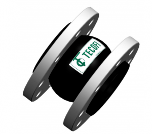 Tevi, fitinguri, robineti si accesorii - Compensator de montaj, cauciuc flansat, DN450, Tecofi DI7240