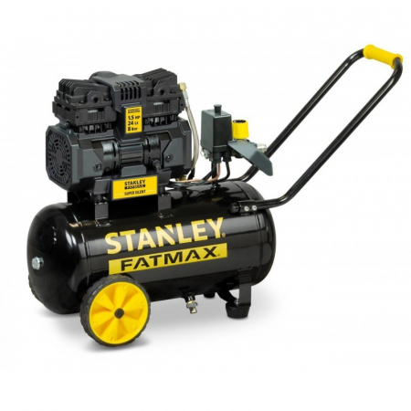 Scule si dispozitive de lucru - Compresor de aer pentru vopsit auto Stanley FatMax FMXCMS1524HE, 24 L, 160 L/M, 59 DB, 8 Bar