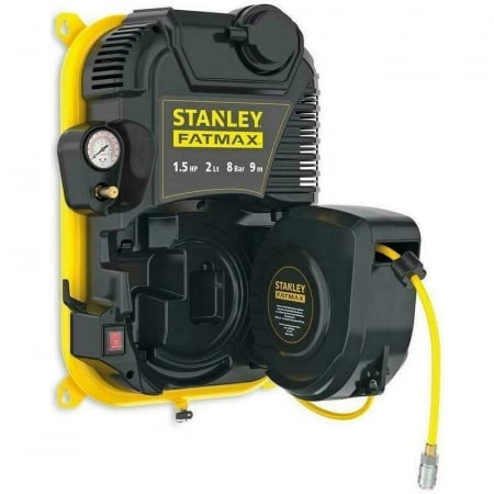 Compresor de perete Stanley Fatmax FMXCMD152WE, 1.5HP, 8 Bar, 2 L, Furtun 9 M [9]