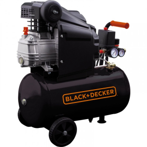 Compresoare de aer - Compresor orizontal Black+Decker 24L 8BAR 160L/min -BD 160/24