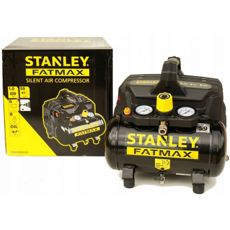 Compresor Stanley Fatmax DST 101/8/6 Profesional Silent Fara Ulei 1CP 8Bar 105l/min [6]
