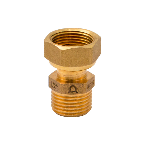Instalatii de apa si canalizare - Conector cu semiolandez alama CW617N Everpro 1/2 MF
