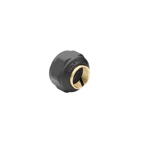 Accesorii pentru calorifere - Conector ICMA art.91 15x2 pentru teava cupru D15, negru mat