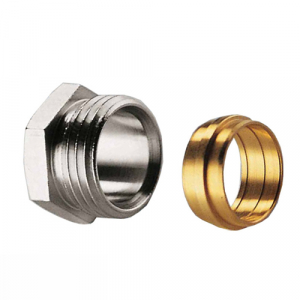 Fitinguri sertizare - Conector cupru 15 x 1/2 OGIVA, IVAR