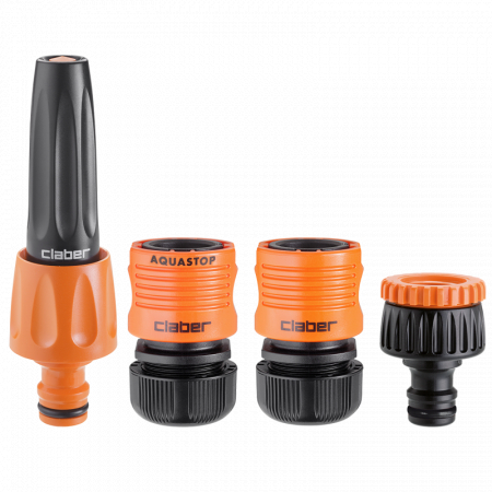 Echipamente pentru irigatii - Set starter conector robinet 3/4 reductor 1/2 cuple automate 1/2 duza Claber
