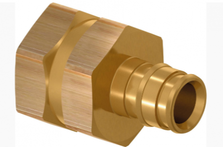 Fitinguri cu manson alunecator - Conector Uponor alama, 16-1/2 interior Q&E