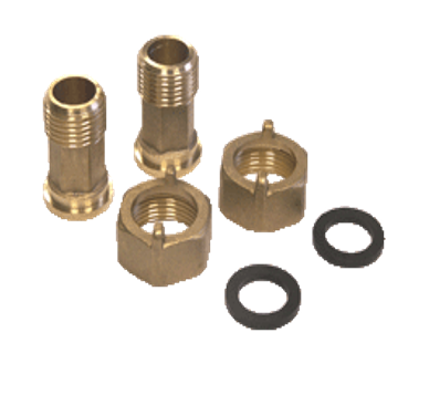 Contoare de apa - Apometre - Set racorduri pentru contoar de apa, 20 mm - 3/4", 2 stuturi, 2 piulite, 2 garnituri, Apator