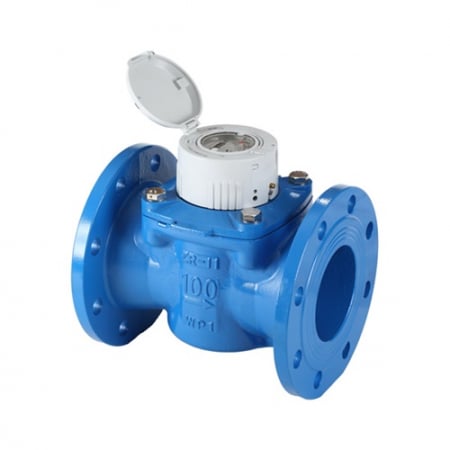 Contor apa rece, tip woltman, DN100, 125 m3/h, R100, cu flansa, Zenner WPD [1]