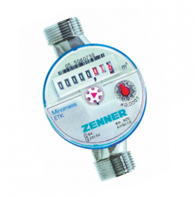 Echipamente pentru tratarea si pomparea apei - CONTOR ''ZR'' APA RECE MNK-N PRE-ECHIP PT RELEU REED DN 20 D. 3/4 Q3 4,0 m3/h R80-H - VALROM GAMA WaterKIT