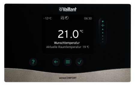 Automatizari pompe de caldura si accesorii - Automatizare Vaillant sensoCOMFORT VRC 720 fara fir si senzor de termperatura exterioara