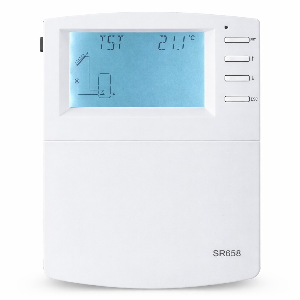 Automatizari panouri solare - Controler sistem solar Sontec SR 658