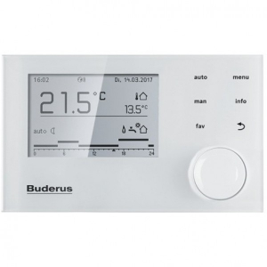 Automatizare centrala termica - Unitate de operare Buderus pentru sistemul de reglare Logamatic EMS plus, Logamatic RC310 alb