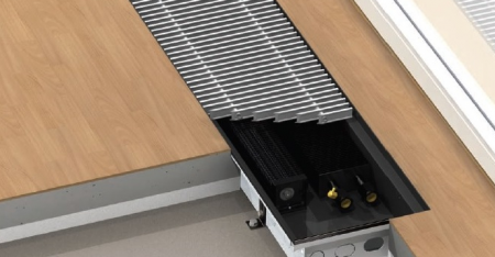 Convectoare de pardoseala - Convector de pardoseala, cu ventilator, 80 mm, 170x2000 mm, PURMO seria Aquilo F1S
