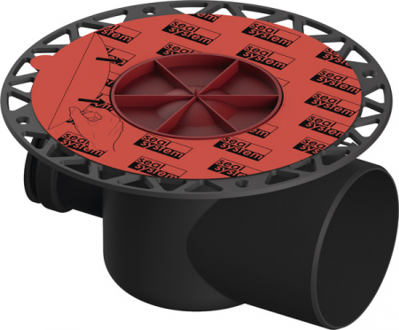 Sifoane TECEdrainpoint S - Corp sifon TECEdrainpointS din PP, evacuare laterala DN100, intrare DN50
