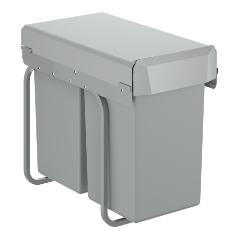 Cos de gunoi incorporabil Grohe waste bin 30cm, 2x15l, extensibil, 2 recipiente 15l, gri [1]