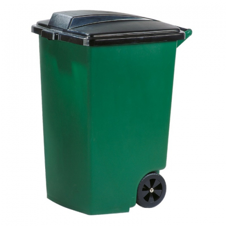 Scule si unelte pentru gradina - Cos pentru gunoi, verde, 100 litri, Keter Refuse